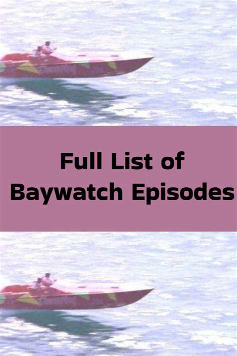 baywatch_ava|List of Baywatch episodes .